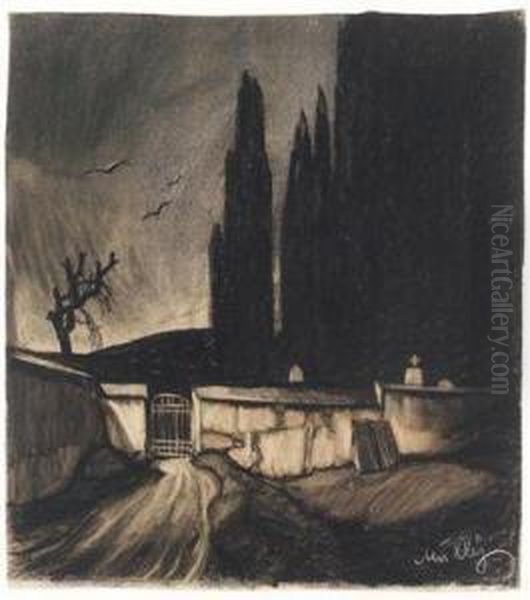 Evening Oil Painting by Oskar Mulley