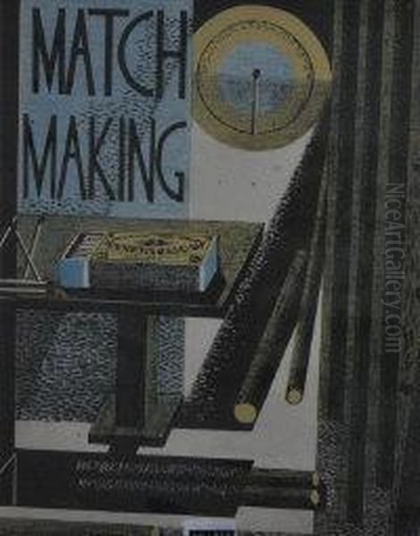 Match Making Oil Painting by Paul Nash