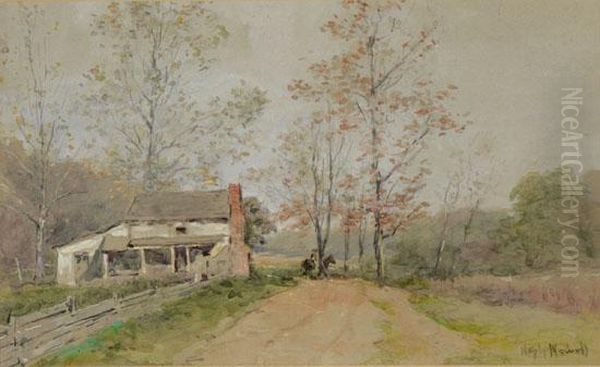 Maryland Countryside Oil Painting by Hugh Newell