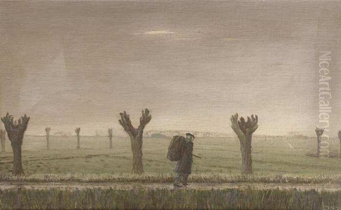 The Rag-and-bone Man Oil Painting by Dirk Nijland