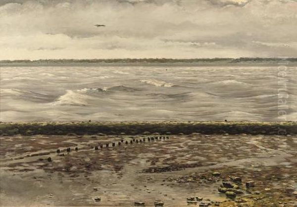 Waterweg, Hoek Van Holland Oil Painting by Dirk Nijland