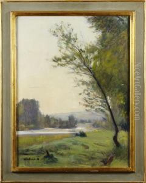 Landskap Oil Painting by Eric Norselius