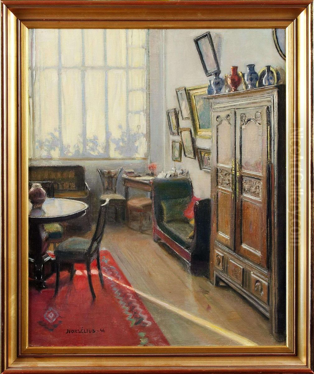Interior Oil Painting by Eric Norselius