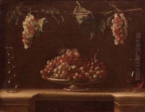 Natura Morta Con Frutta Oil Painting by Panfilo Nuvolone