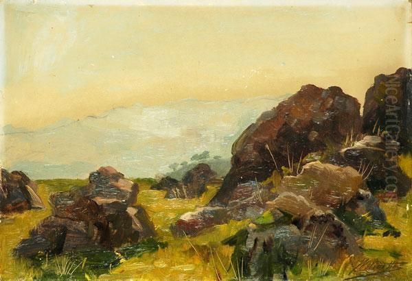 Pasaggio Roccioso Oil Painting by Jacopo Olivotto
