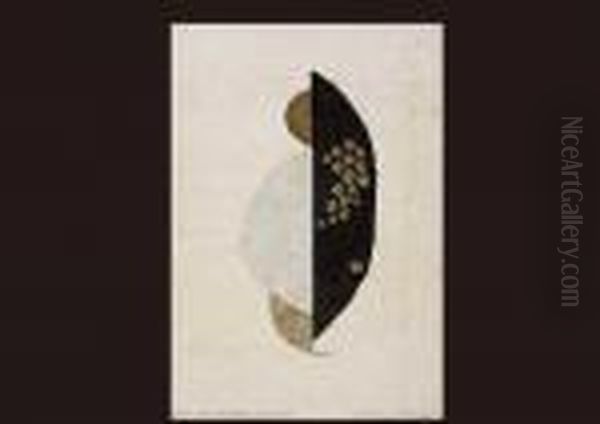 Lyrique No.2 Oil Painting by Koshiro Onchi