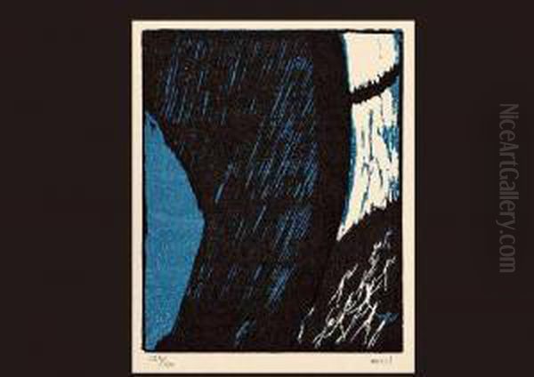 Onchi Koshiro Woodcut Art Book Oil Painting by Koshiro Onchi