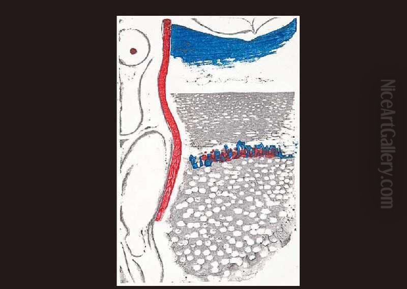 Virgin Skin Oil Painting by Koshiro Onchi