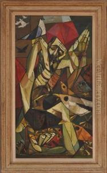 The Sermon Oil Painting by Roberto Ossaye