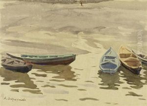 Barges On The Water
