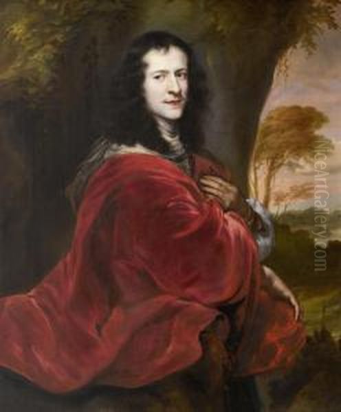 Portrait Of A Nobleman Oil Painting by Jurgen Ovens