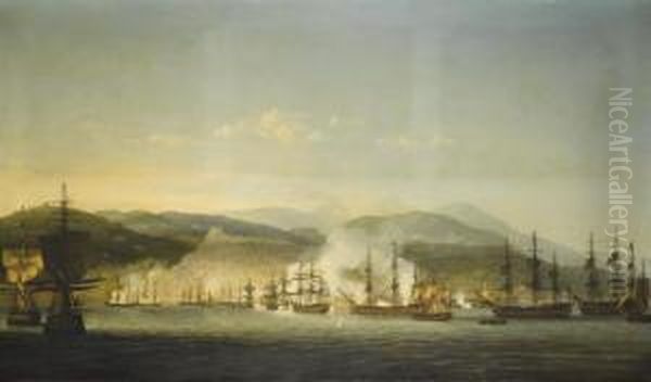 The Battle Of Algiers Oil Painting by Henry Parke