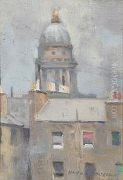 St George's, Edinburgh Oil Painting by Hamish Constable Paterson