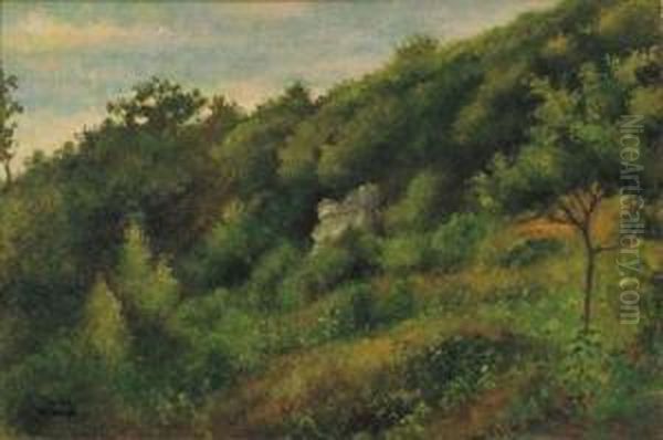 Macchia Collinare Oil Painting by Mario Pavesi