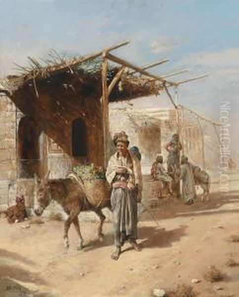 Off Tomarket Oil Painting by Philip Pavy