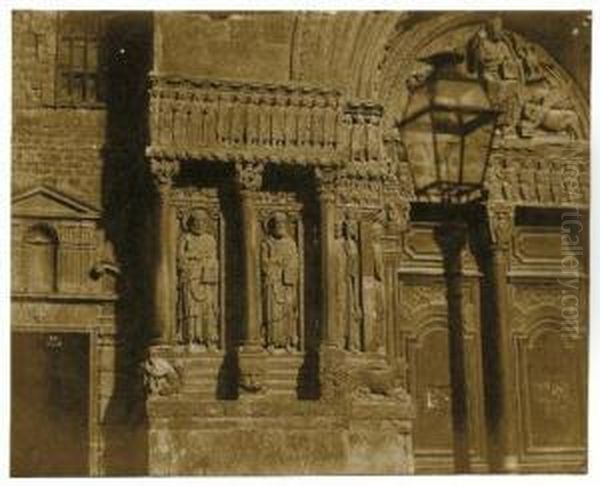 Porte Du Cloitre De Saint Trophime Arles Oil Painting by Emile Pecarrere