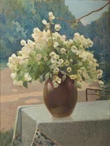 A Still Lifewith Flowers In A Vase