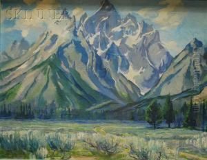 View Of Grandteton, Wyoming