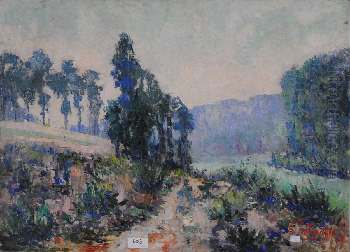 Bruyere Du Matin Oil Painting by Alfred Pietercelie