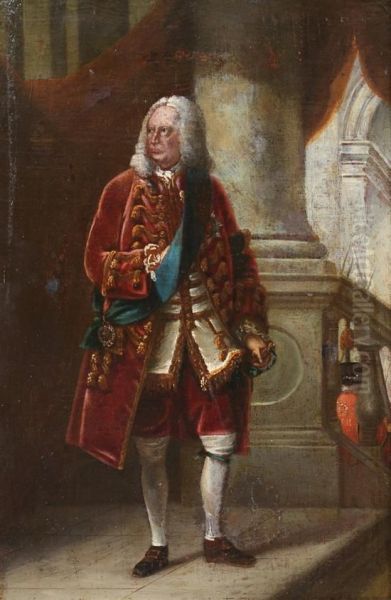 Portrait Of George Ii Oil Painting by Robert Edge Pine