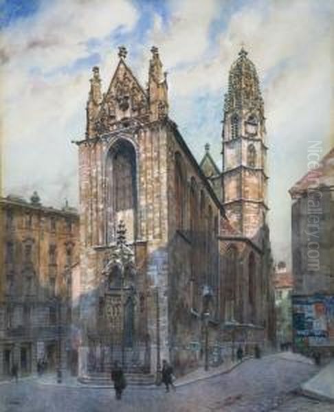 Videnska Katedrala Oil Painting by Carl Pippich