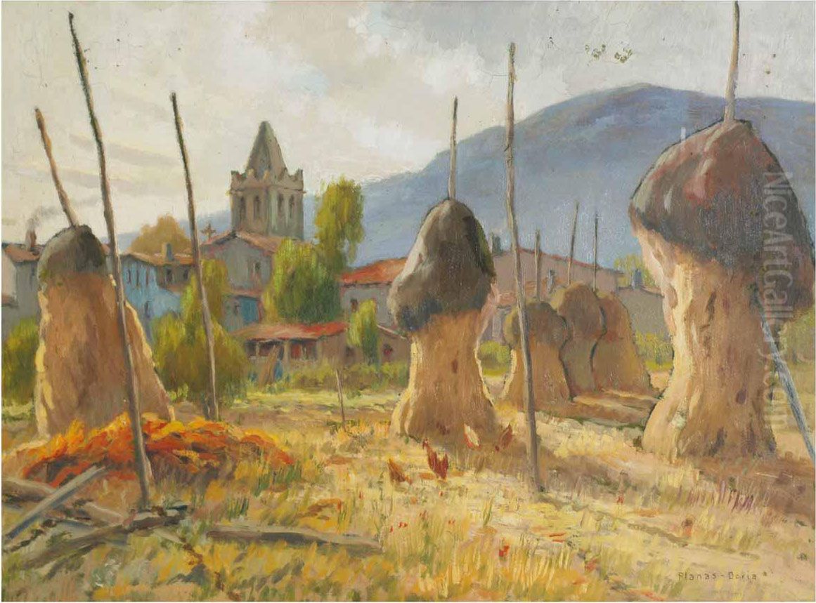 Paisaje Oil Painting by Francisco Planas Doria
