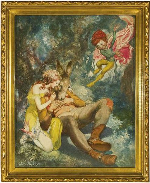 A Midsummer's Nights Dream Oil Painting by Willy Andrew Pogany