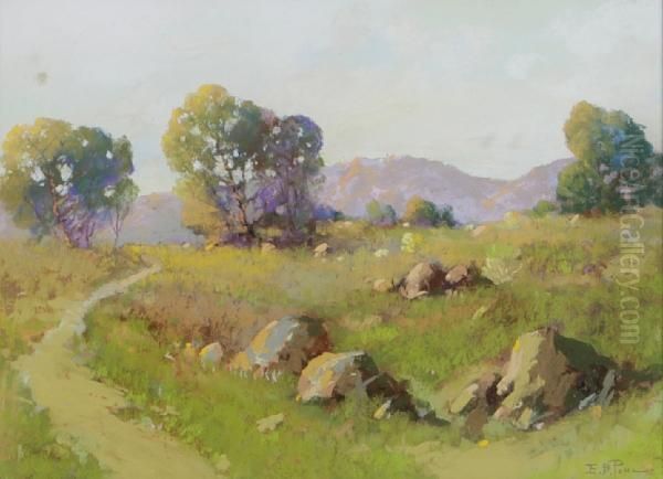 Path Over The Ridge Oil Painting by Edward Henry Pohl
