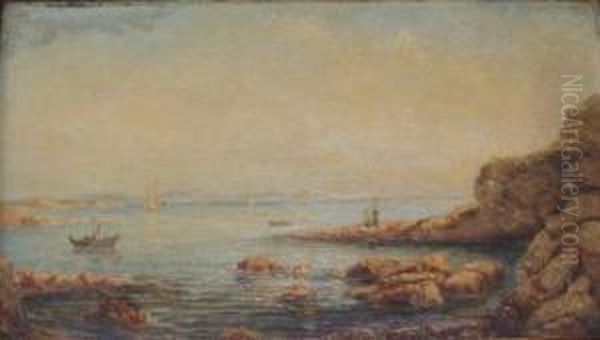 Bord De Mer Oil Painting by Raphael Luc Ponson