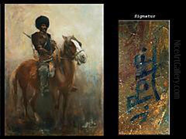 Tscherkessenreiter Oil Painting by Jon Popp