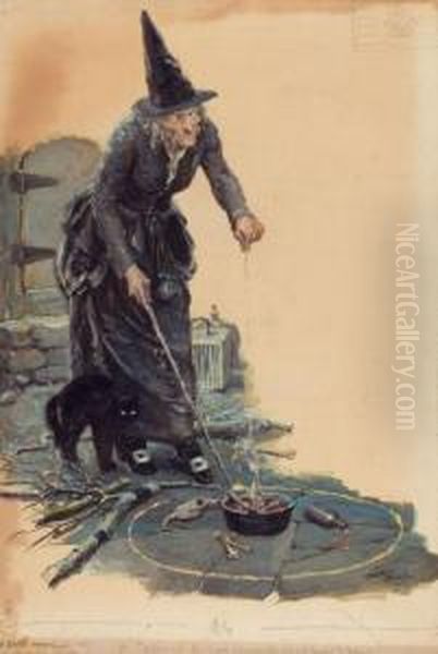 Men Hate Cats -- Why?, Liberty Magazine Illustration Oil Painting by Norman Mills Price