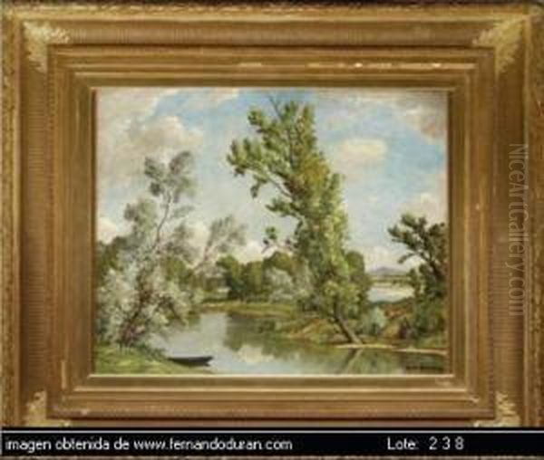 Untitled Oil Painting by Claude Rameau