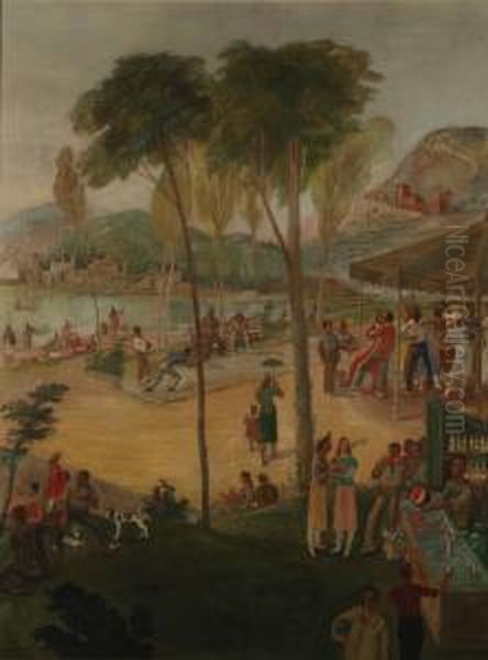 Pomeriggio Estivo Oil Painting by Giuseppe Ravanelli