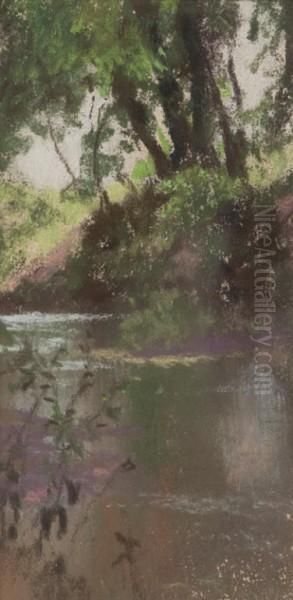 Untitled Oil Painting by Frank Reaugh