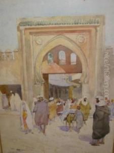 A Gate Of The Old City Tangier