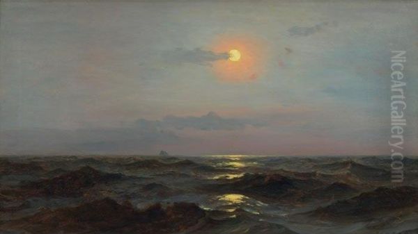 Seascape Oil Painting by Frank Knox Morton Rehn