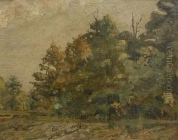Landscape Oil Painting by William George Reindel