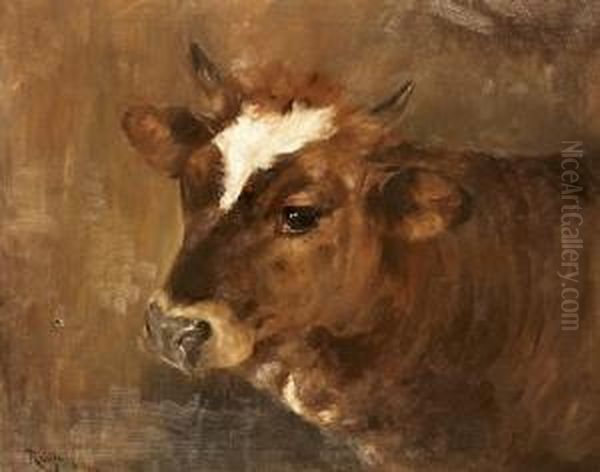 Istalloban Oil Painting by Ede Lengyel Reinfuss