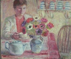 Tea And Anemones