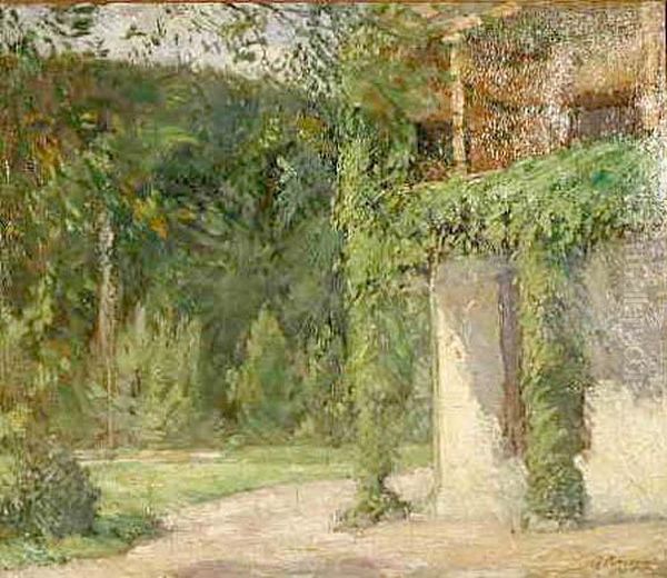 Pejzaz W Zieleniach, 1941 Rok Oil Painting by Armin Reumann