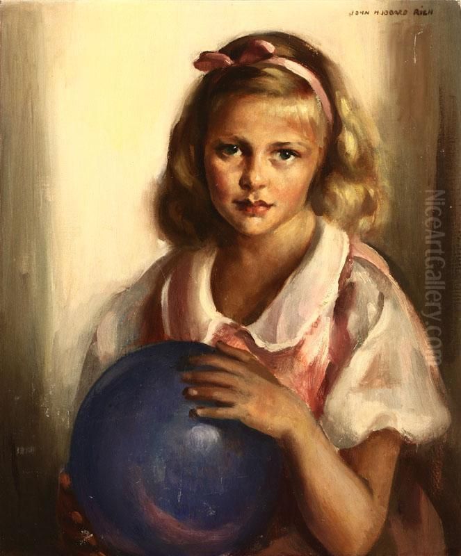 Portrait Of Merrell Gage's Daughter Jean Oil Painting by John Hubbard Rich