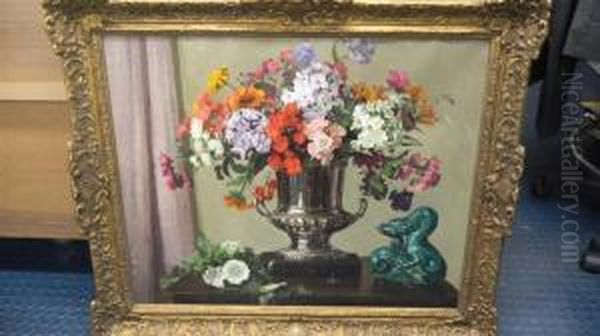 A Galaxy Of Blossoms Oil Painting by David the Elder Richter