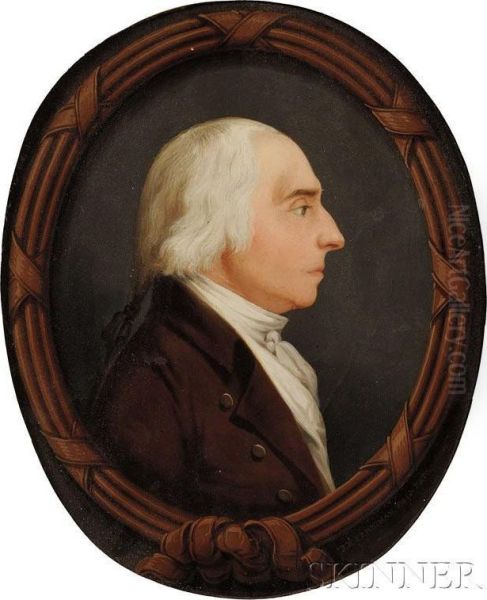 Portrait Of Edward Tuckerman Oil Painting by John Ritto Penniman