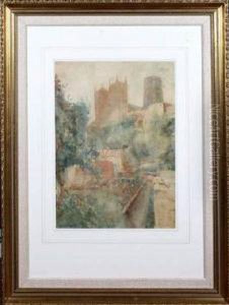Durham Cathedral Oil Painting by David Thomas Robertson