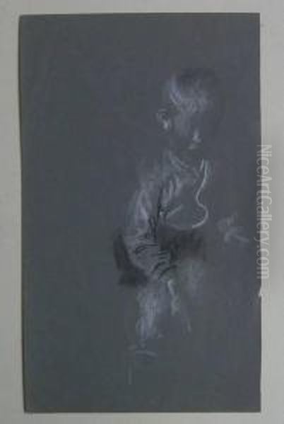 Kinderportrait Oil Painting by Paul Rosner