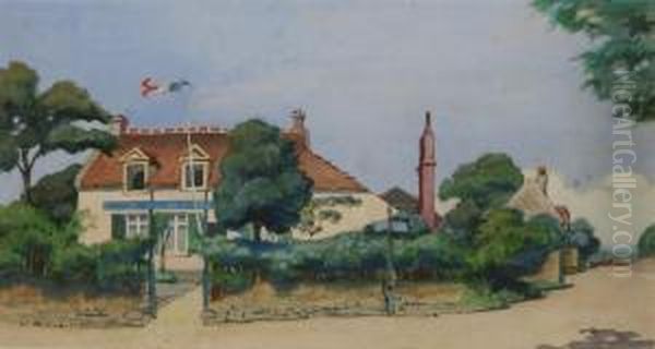 Au Bon Coin Oil Painting by Auguste Roubille