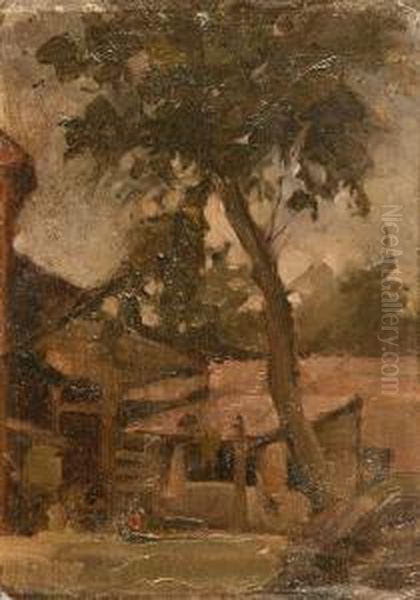 Paesaggio Oil Painting by Francesco Rovetta