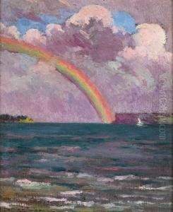 Australia Rainbow Over Sydney Headlands