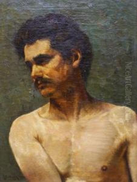 A Study Oil Painting by Anthony Datillo Rubbo