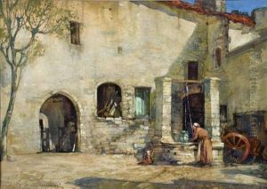  an Old Well, Villeneuve Avignon 